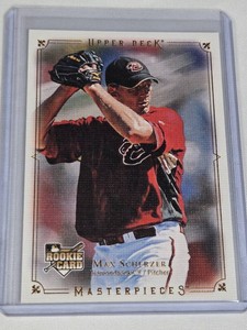 Max Scherzer Rookie 2008 Upper Deck Masterpieces #5 - Arizona Diamondbacks Baseball Card