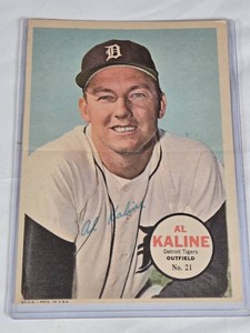 Al Kaline 1967 Topps Pinup - Detroit Tigers Vintage Baseball Card