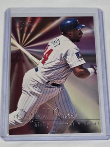 Kirby Puckett 1995 Fleer Outfield Power Insert #8 - Minnesota Twins Baseball Card