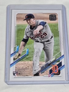 Tarik Skubal Rookie 2021 Topps #92 - Detroit Tigers Baseball Card