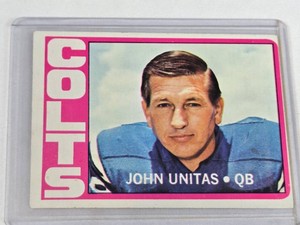 John Unitas 1972 Topps #165 - Baltimore Colts Vintage Football Card