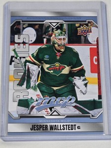 Jesper Wallstedt Rookie 2024-25 Upper Deck MVP #237 - Minnesota Wild Hockey Card