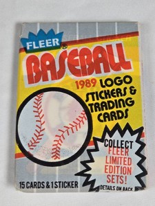 Unopened Pack of 1989 Fleer Baseball Cards - Possible Ripken FF Card or  Griffey RC
