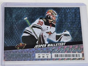 Jesper Wallstedt Rookie 2024-25 Upper Deck Debut Ticket Access Foil #131 - Minnesota Wild Hockey Card