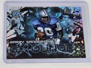 Barry Sanders 2024 Topps Grounded XFractor #RG-6 - Detroit Lions Football Card