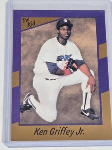 Ken Griffey Jr. The Kid Rookie 1989 PC Minor League #2 - Vermont Mariners Baseball Card