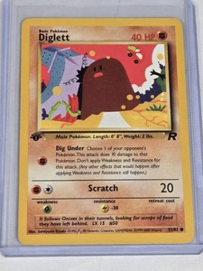 1st Edition Diglett 2000 Pokemon