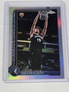 Joan Beringer Rookie 2026 Topps Chrome Refractor #167 - Minnesota Timberwolves Basketball Card