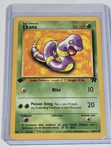 Pokemon 1st Edition Ekans #5682 Trading Card