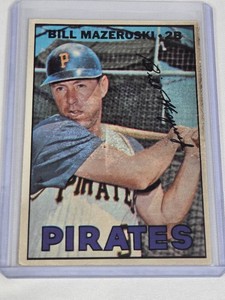 Bill Mazeroski 1967 Topps #510 - Pittsburgh Pirates Vintage Baseball Card