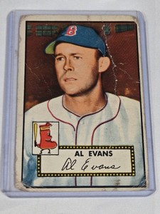 Al Evans 1952 Topps #152 - Boston Red Sox Vintage Baseball Card