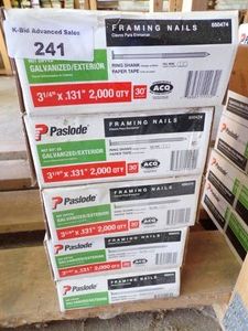 5 Box Paslode GalvExterior Framing Nails 3-14x131