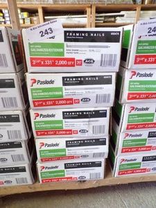 5 Box Paslode GalvExterior Framing Nails 3-14x131