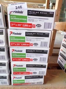 5 Box Paslode GalvExterior Framing Nails 3-14x131