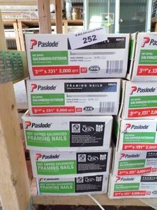 5 Box Paslode GalvExterior Framing Nails 3-14x131