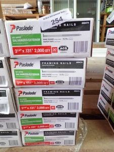 5 Box Paslode GalvExterior Framing Nails 3-14x131