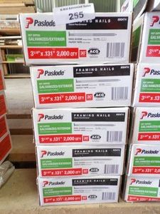 5 Box Paslode GalvExterior Framing Nails 3-14x131