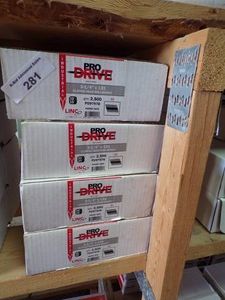 4 box Pro Drive 3-14x131 Clipped Head