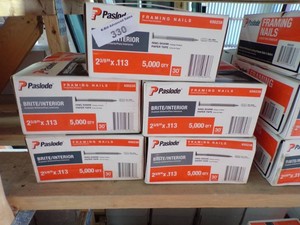 Paslode Interior Framing Nails 2-38x113 (5 Boxes)