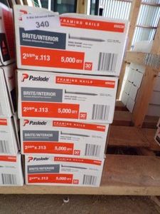 Paslode Interior Framing Nails 2-38x113 (5 Boxes)