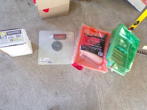 Paint Pan w Deposable Liners, Mudding Hawk