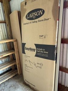 Lifestyle 36x 80-81 Storm Door - WhiteAged Bronze