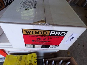 Wood Pro Drywall Screws 6x2 - BOX
