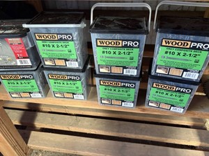 Wood Pro Deck Screws #10x2-12 (7 Boxes) and Box of 2-12 Cortex