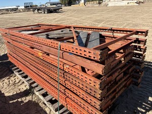 Orange Pallet Racking - By Shed