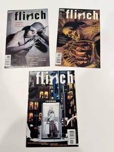 DC Vertigo Flinch Horror Anthology Comics #1, #2 & #10 (Lot of 3)