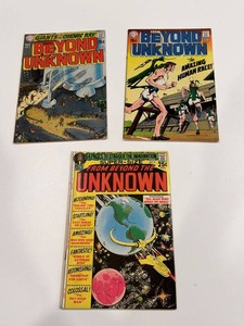 Vintage DC Beyond the Unknown Comics Nos. 2, 6 & 9 (Lot of 3)