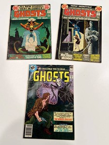 Vintage DC Ghosts Comic Books - Issues 7, 12 & 80 (Lot of 3)
