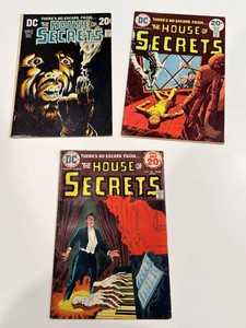 Vintage DC House of Secrets Comic Books #103, #117 & #122 (Lot of 3)