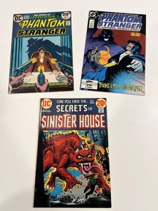 DC Comics the Phantom Stranger & Sinister House Comics (Lot of 3)
