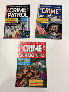 EC Comics Crime Patrol & Crime SuspenStories (Lot of 3)