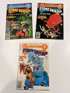 DC Time Warp Science Fiction Comics #1, #2 & #5 (Lot of 3)