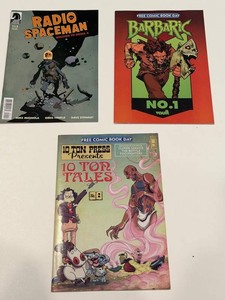 Free Comic Book Day Comic Books - Radio Spaceman, Barbaric & Oton Tales (Lot of 3)