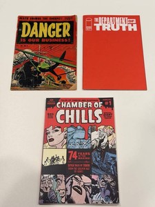 Comic Book Mixed Lot - Danger, Department of Truth & Chamber of Chills (3 Issues)