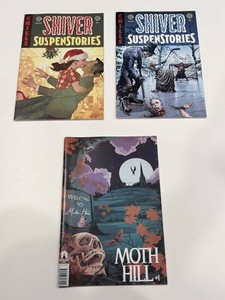 Mixed Horror Comic Book Lot - Shiver, Carnage and Chills, Moth Hill (Lot of 3)