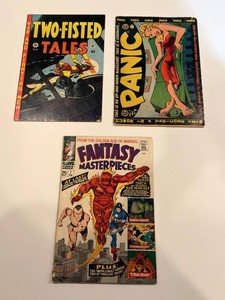 Vintage EC Comics & Marvel Comic Book Group (Lot of 3)