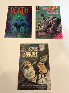 Vintage Horror Comics - Death Rattle & Boris Karloff (Lot of 3)