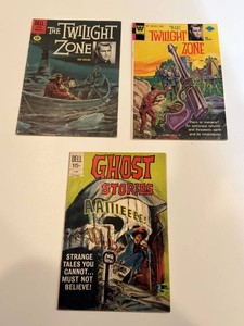 Vintage Twilight Zone & Ghost Stories Comic Books (Lot of 3)