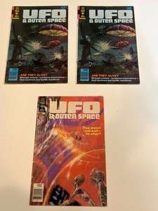 Vintage Gold Key UFO & Outer Space Comics (Lot of 3)