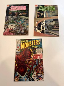 Vintage Starstream & Where Monsters Dwell 3-Comic Mixed Lot