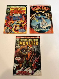 Vintage Horror Comic Book Mixed Lot - Marvel & Red Circle Comics