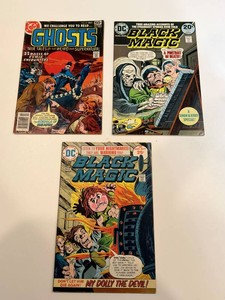 Vintage DC Ghosts No. 69 & Black Magic Nos. 2 and 8 (Lot of 3)