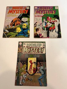 Vintage DC House of Mystery #123, #142 & #184 (Lot of 3)