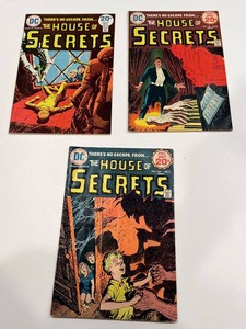 Vintage DC House of Secrets Comic Books #117, #122 & #124 (Lot of 3)