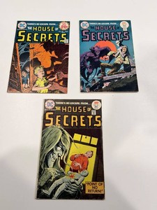 Vintage DC House of Secrets Comic Books #124, #129 & #131 (Lot of 3)