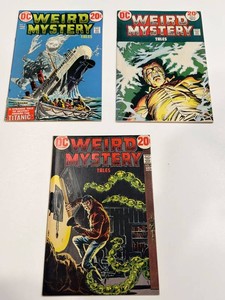 Vintage DC Weird Mystery Tales Comics #2, #4 & #7 (Lot of 3)
